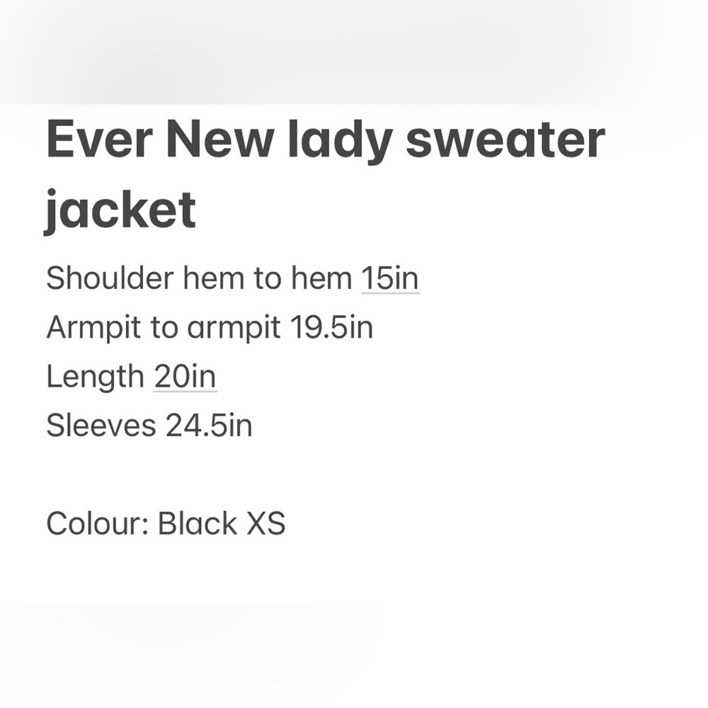 Ever New Black Knit Sweater with Gold Accent❤️❤️❤️ - Picture 8 of 8